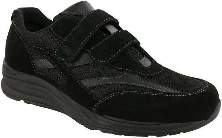 Men's J-V Mesh Black Hook-and-Loop Shoe - Orleans Shoe Co.