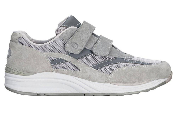 Men's J-V Gray Mesh Hook/Loop Shoe - Orleans Shoe Co.