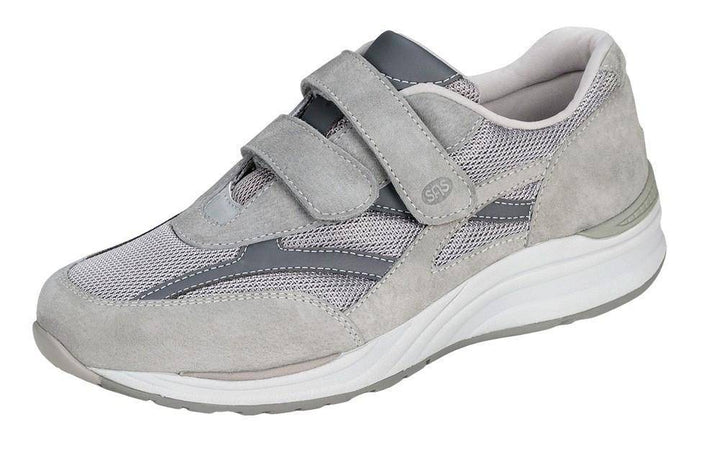 Men's J-V Gray Mesh Hook/Loop Shoe - Orleans Shoe Co.