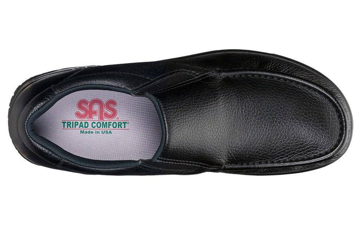Men's Navigator Black Slip-Resistant Slip-On - Orleans Shoe Co.