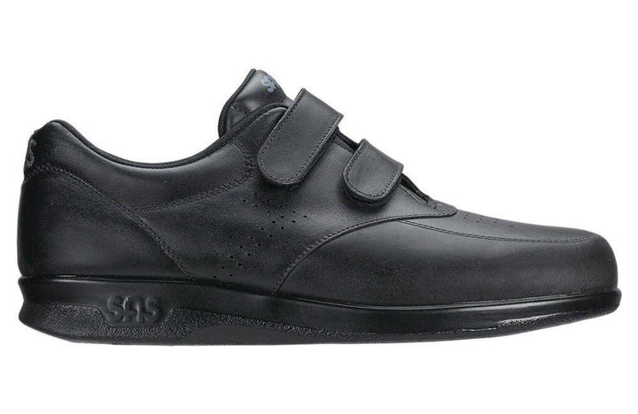 Men's VTO Black Double-Strap Hook/Loop Shoe - Orleans Shoe Co.