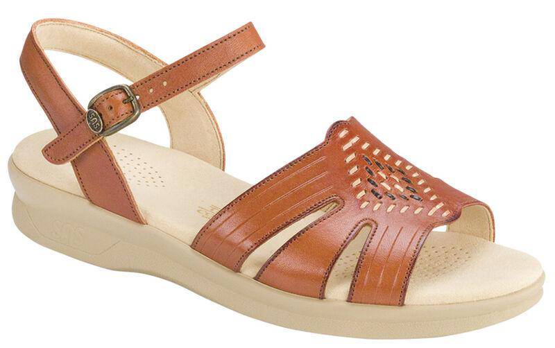 Women's Huarache Antique Tan Sandal - Orleans Shoe Co.