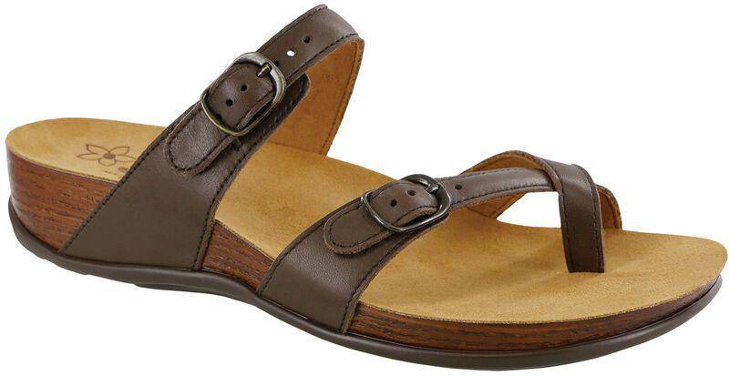 Women's Shelly Coffee Sandal - Orleans Shoe Co.