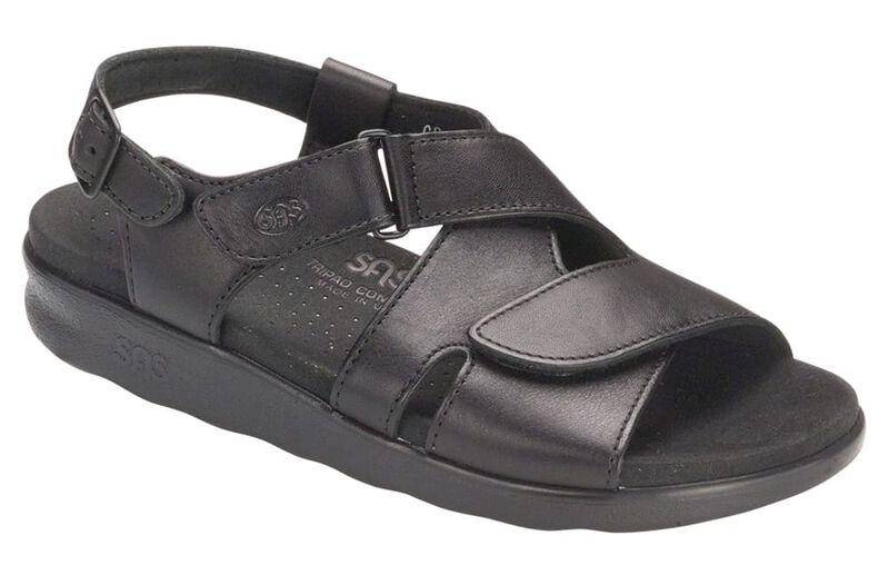 Women's Huggy Black  Sandal - Orleans Shoe Co.