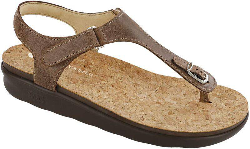 Women's Marina Brown Thong Sandal - Orleans Shoe Co.