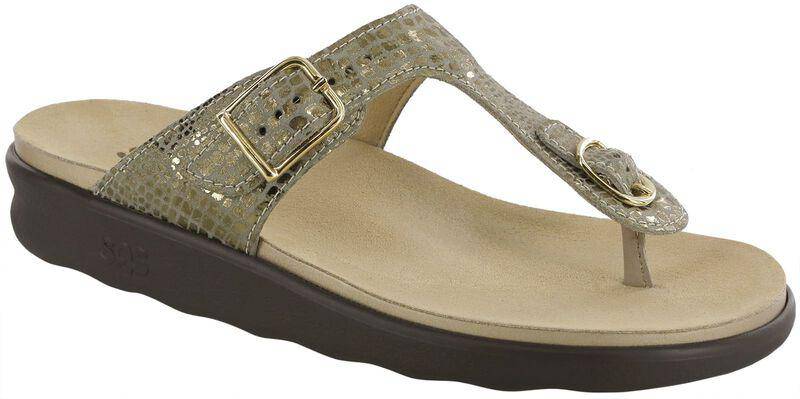 Women's Sanibel Olive Gold  Sandal - Orleans Shoe Co.