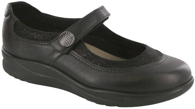 sas dress shoes for women Women's SAS, Twin Slip-On Black 9.5 M Heel Height SAS Women's Willow - Black