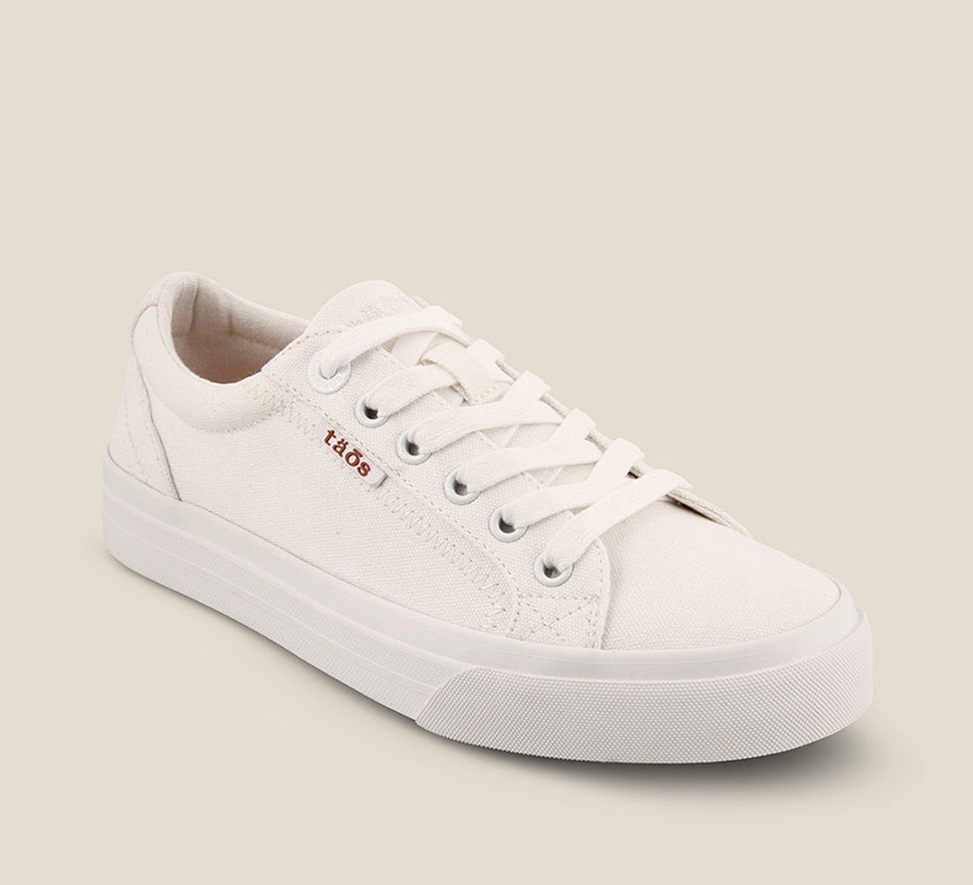 Women's Plim Soul White Canvas Sneaker - Orleans Shoe Co.
