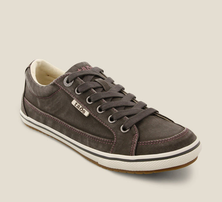 Womens Moc Star Graphite Distressed Sneaker - Orleans Shoe Co.