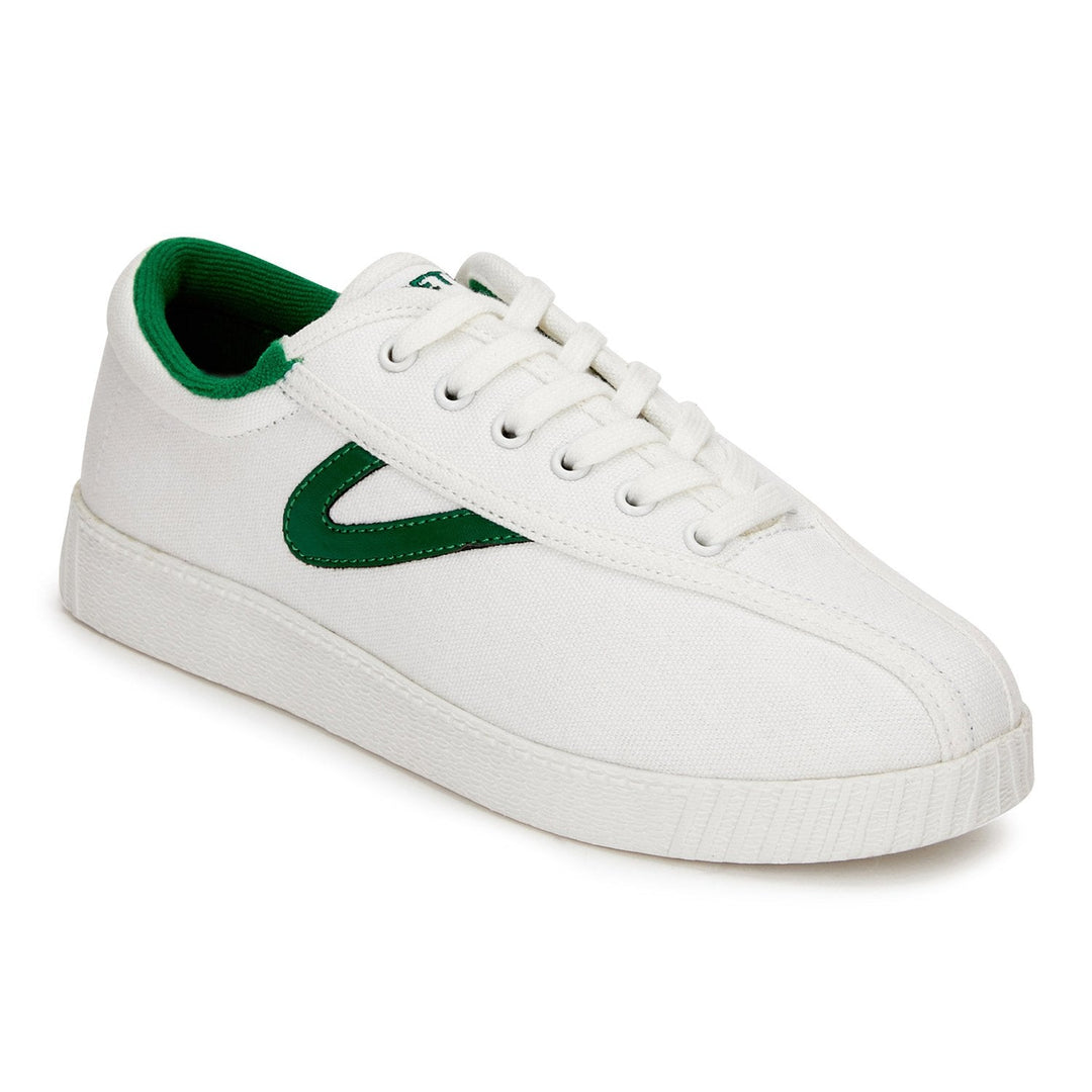 Women's Nylite Plus Canvas White/Green - Orleans Shoe Co.