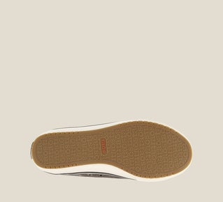 Womens Moc Star Graphite Distressed Sneaker - Orleans Shoe Co.