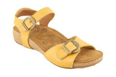 Women's Vera Golden Yellow Sandal - Orleans Shoe Co.