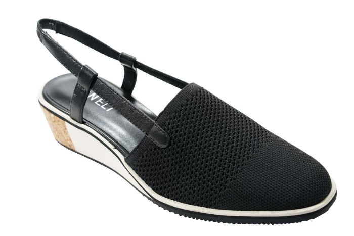Women's Vaneli Greer Black Stretch Knit - Orleans Shoe Co.
