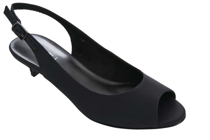 Women’s Vaneli Buckie Black Owi Fabric - Orleans Shoe Co.