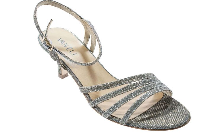 Women's Vaneli Mimi Platinum Nizza Fabric - Orleans Shoe Co.