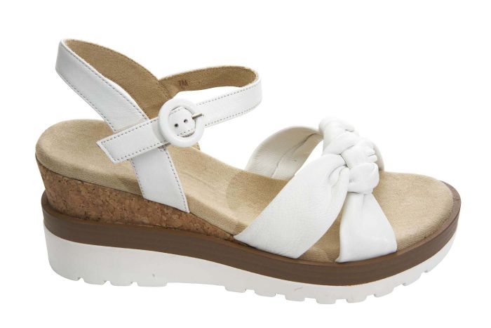 Vaneli Clew Shell White Nappa - Orleans Shoe Co.