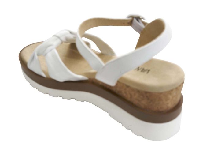 Vaneli Clew Shell White Nappa - Orleans Shoe Co.