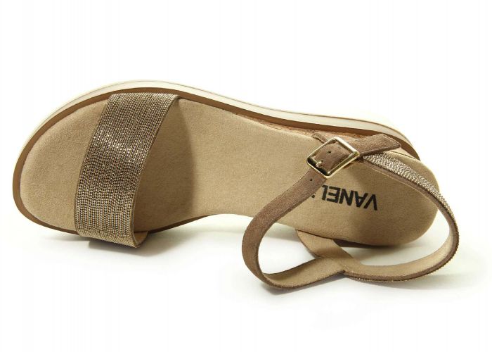 Women's Vaneli Cedra Military Suede w/Gold Chain - Orleans Shoe Co.