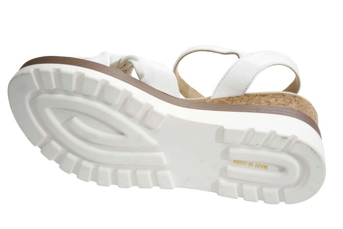 Vaneli Clew Shell White Nappa - Orleans Shoe Co.