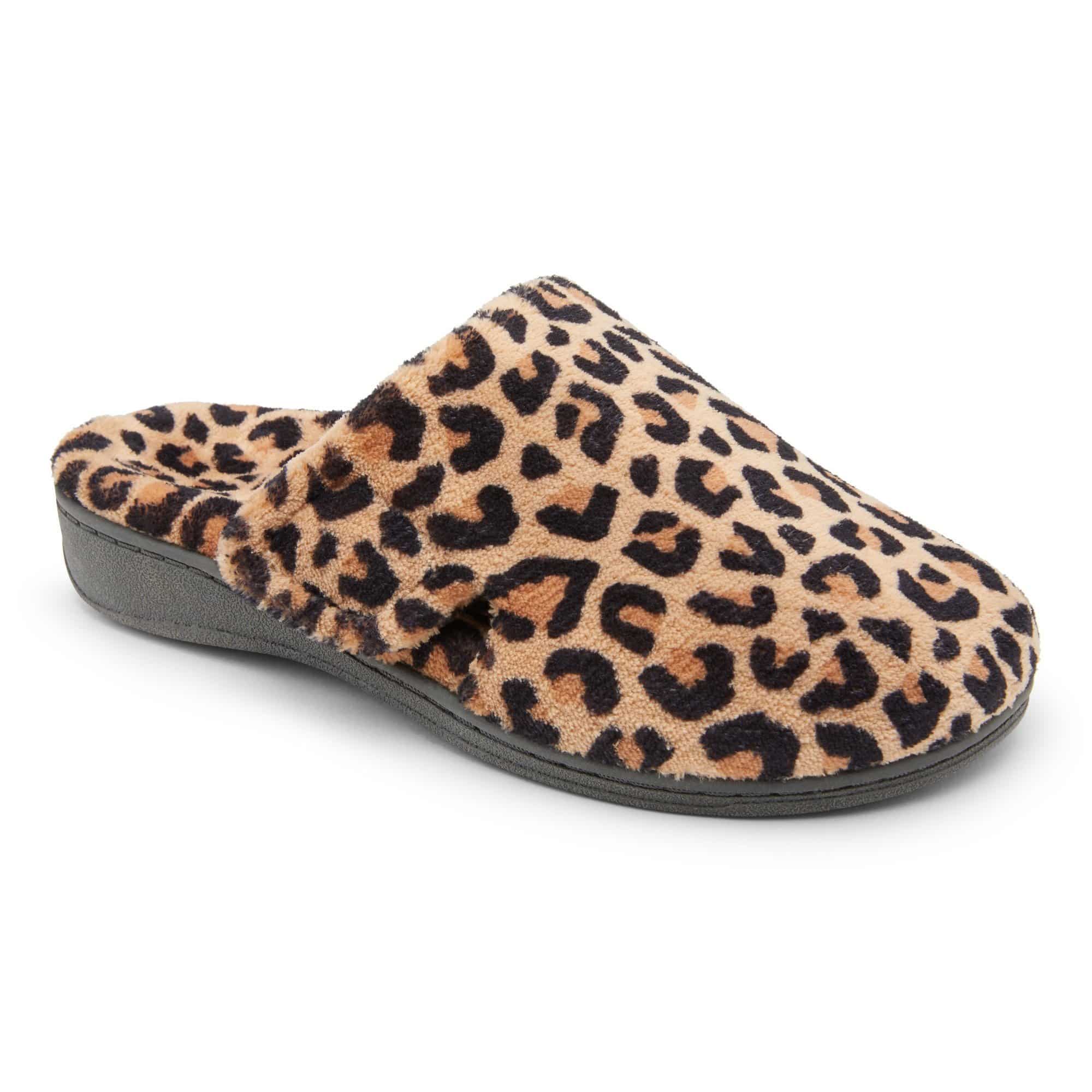 Vionic Women's Natural Leopard House Slipper – Shoe Co.