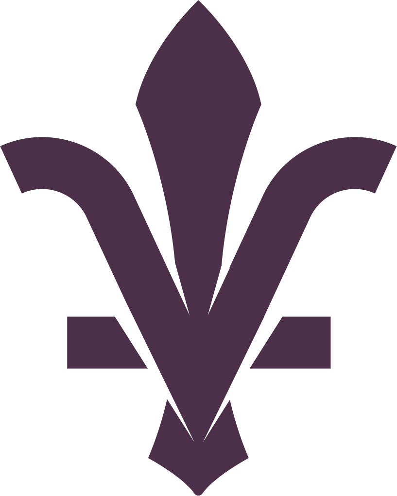Vieux Shoes fleur-de-lis logo 