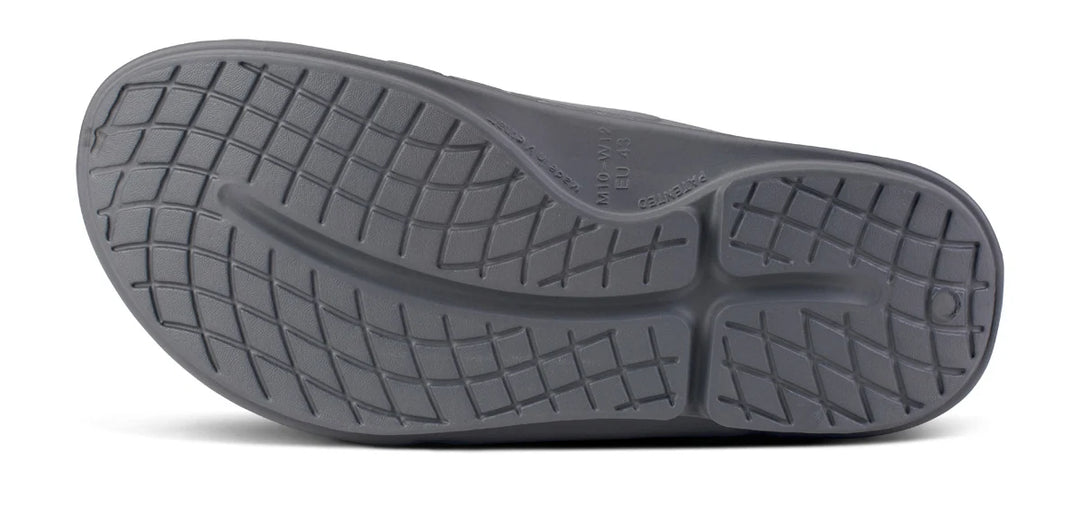 OOfos Unisex OOahh Sport Flex Slate