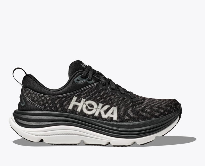 Hoka Women’s Gaviota 5 Black White - Orleans Shoe Co.
