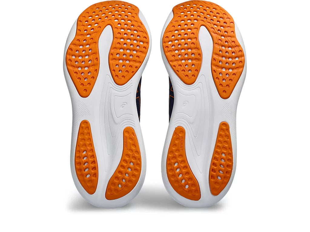 Asics Men’s Gel Nimbus 25 Deep Ocean Bright Orange - Orleans Shoe Co.