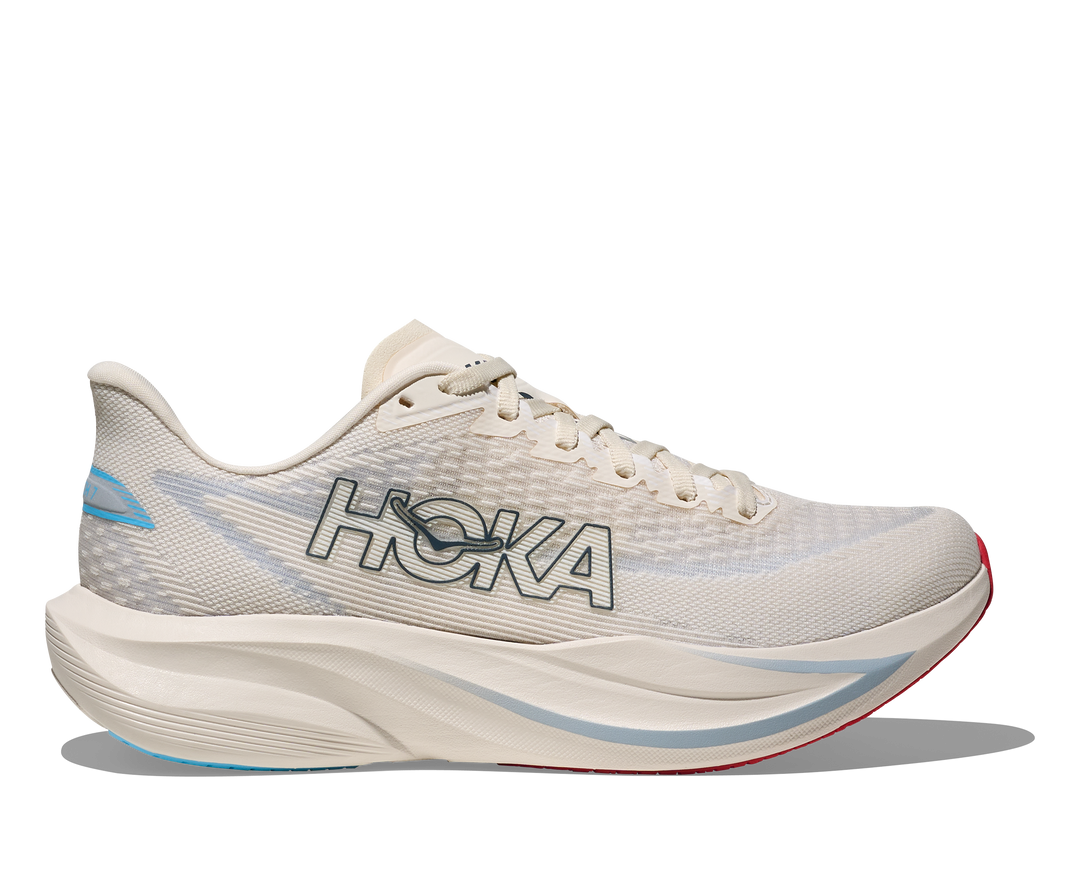Hoka Women's Mach 7 Alabaster Soaring Blue - Orleans Shoe Co.