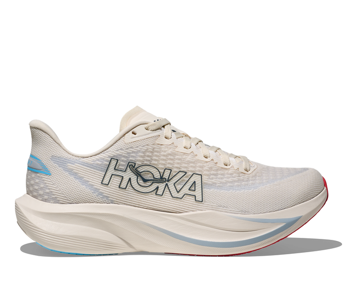 Hoka Women's Mach 7 Alabaster Soaring Blue - Orleans Shoe Co.