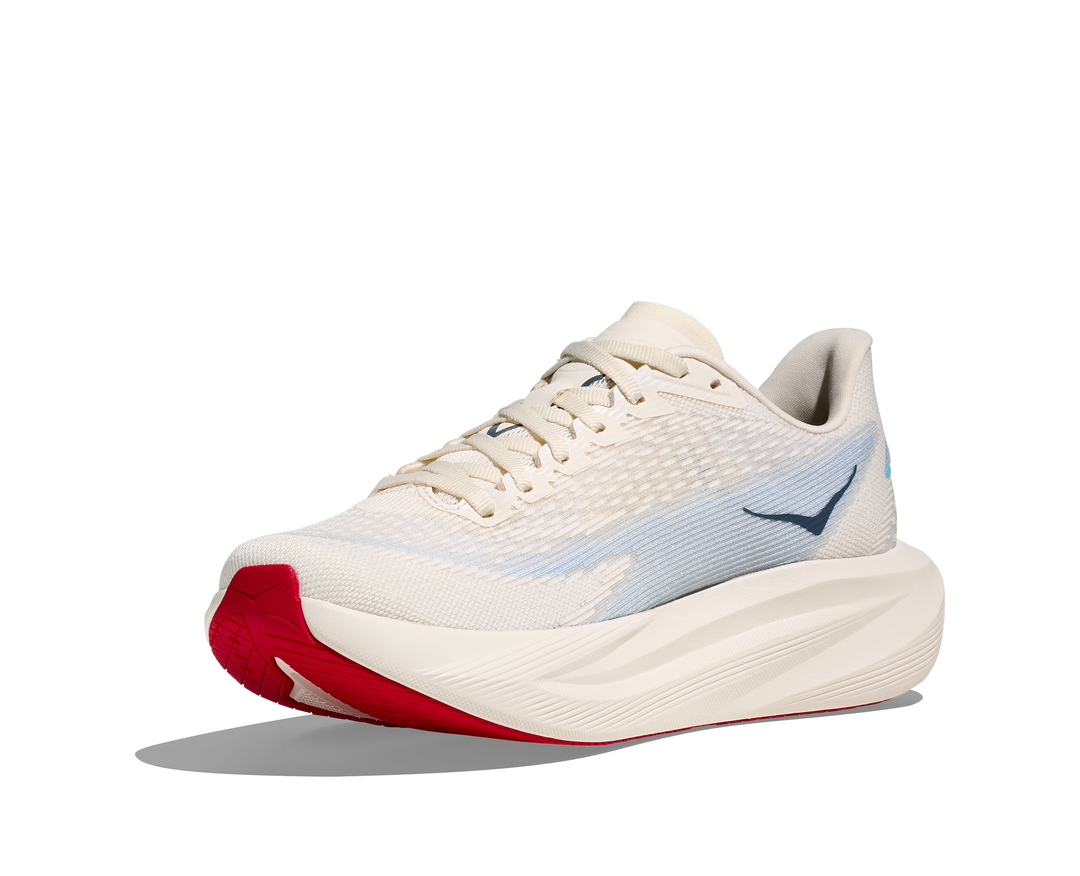 Hoka Women's Mach 7 Alabaster Soaring Blue - Orleans Shoe Co.