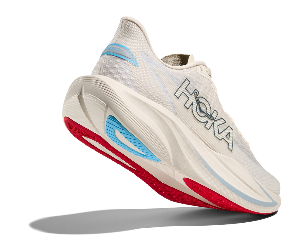 Hoka Women's Mach 7 Alabaster Soaring Blue – Orleans Shoe Co.