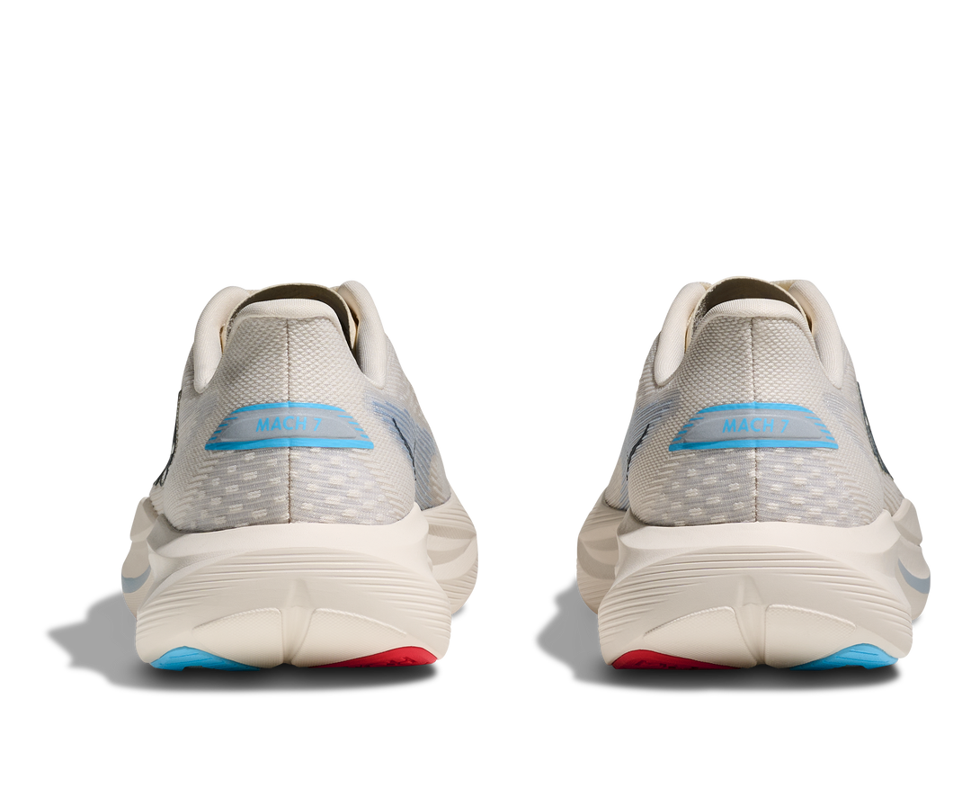 Hoka Women's Mach 7 Alabaster Soaring Blue - Orleans Shoe Co.