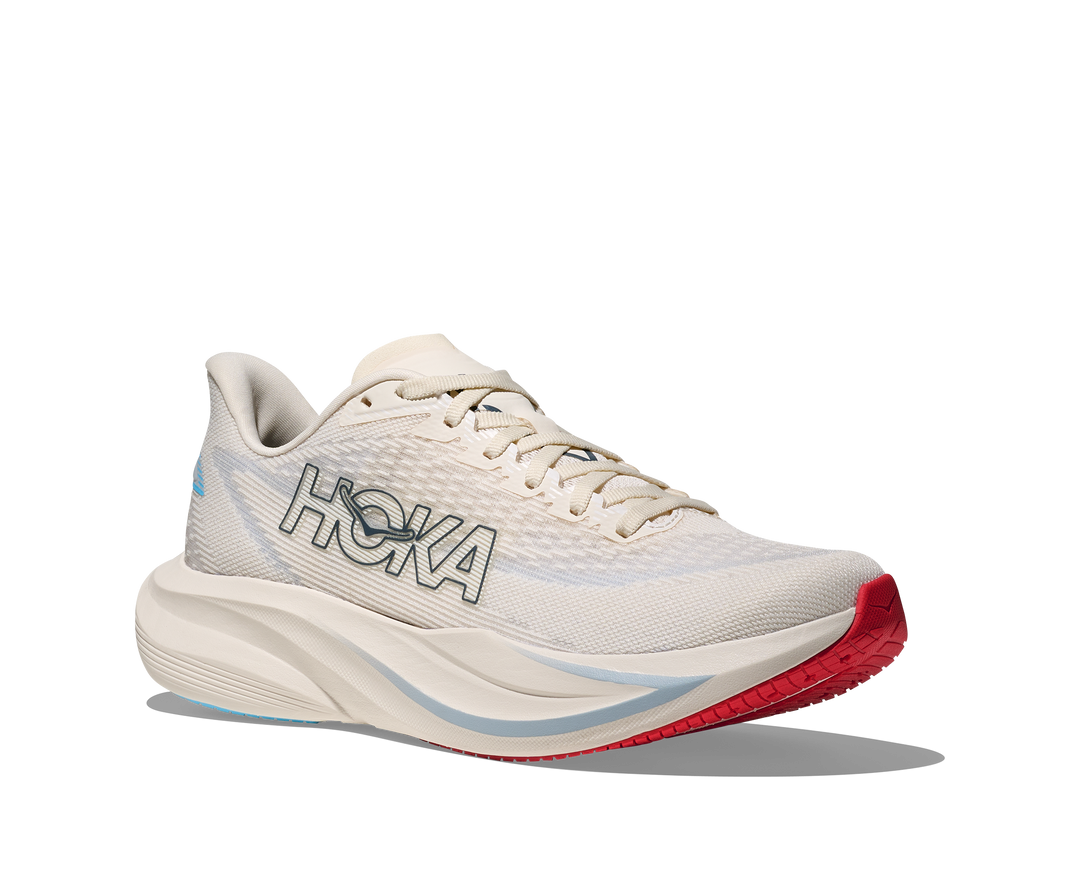 Hoka Women's Mach 7 Alabaster Soaring Blue - Orleans Shoe Co.