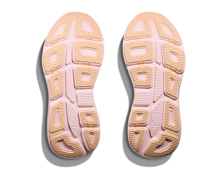 Hoka Women's Bondi 9 Lilac Cream Tangerine - Orleans Shoe Co.