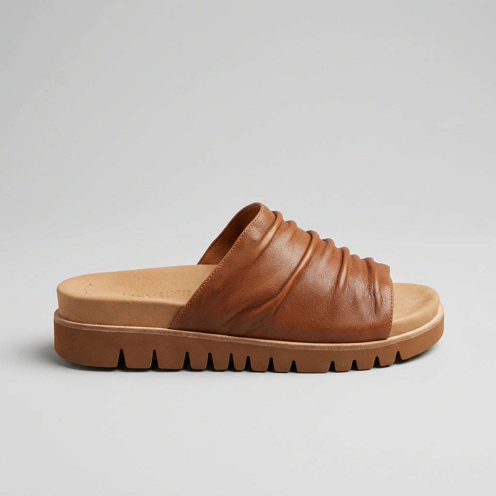 Jax & Bard Women's Georgia Dark Tan Sheep - Orleans Shoe Co.