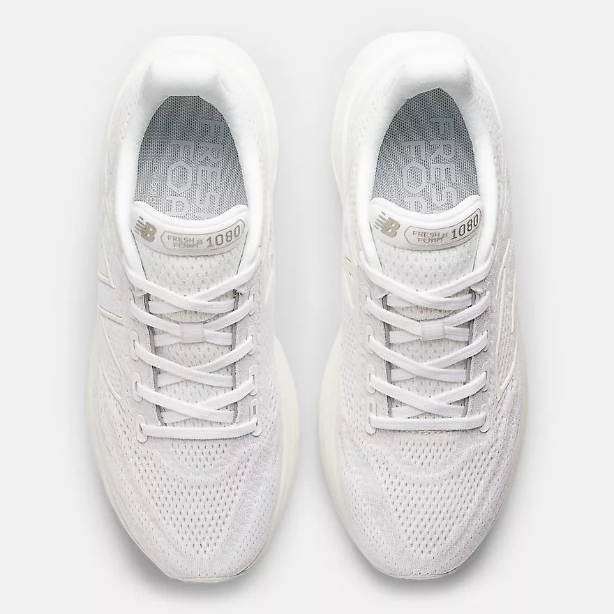 New Balance Women’s Fresh Foam X W1080W13 White Grey - Orleans Shoe Co.