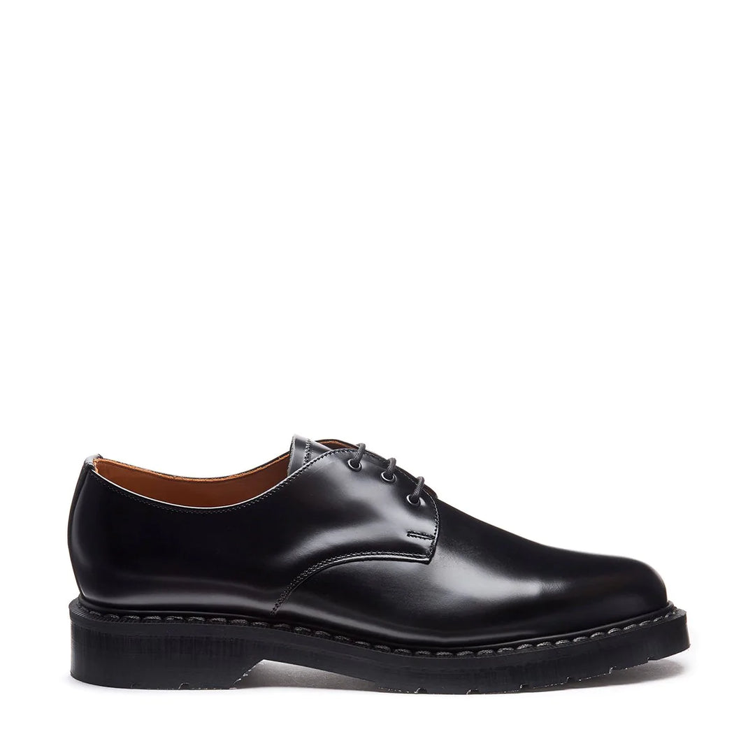 Solovair 3 Eye Gibson S3-995-BK-G Black Hi-Shine – Orleans Shoe Co. Solovair 3 Eye Gibson S3-995-BK-G Black Hi-Shine – Orleans Shoe Co.