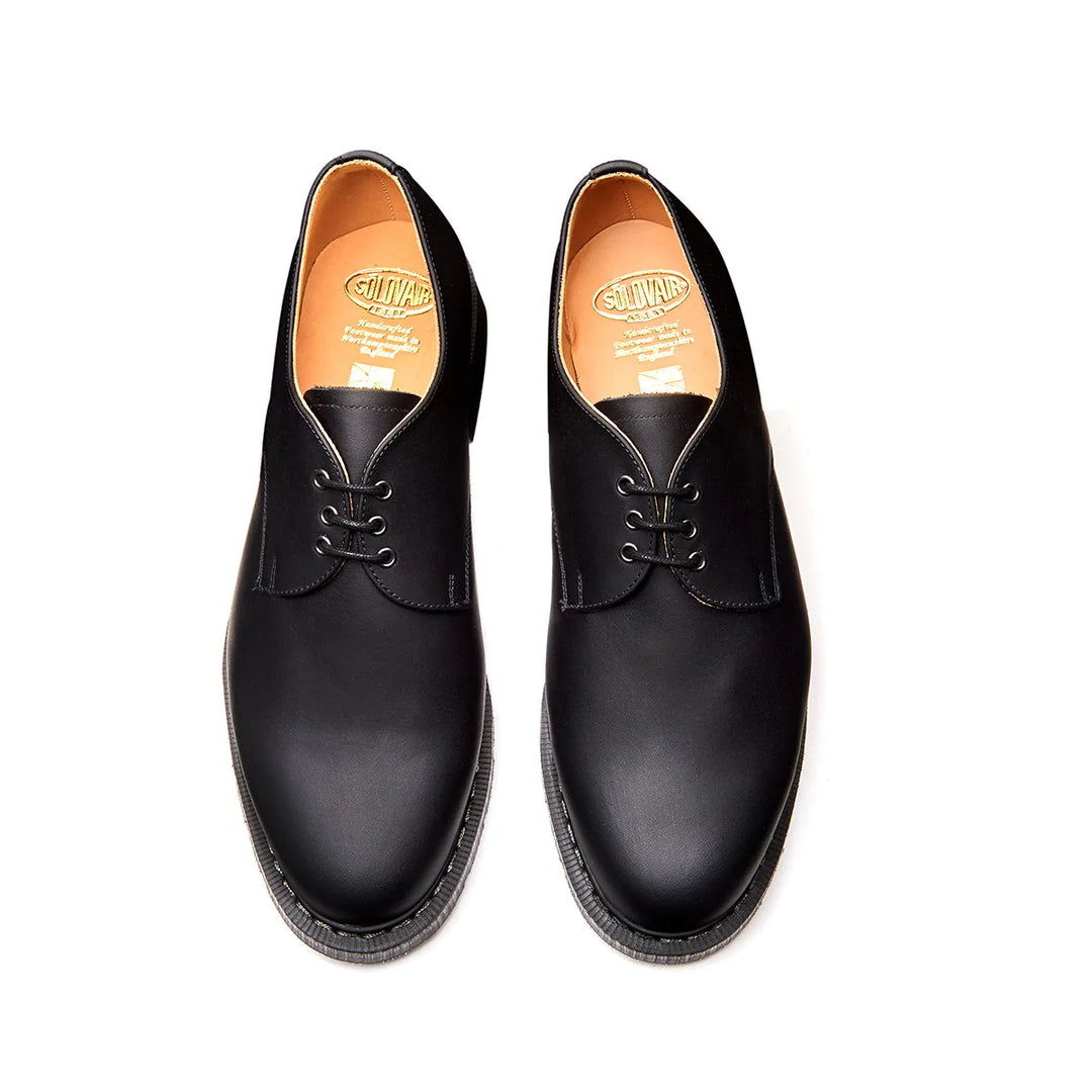 Solovair 3 Eye Gibson S3-995-BG-G Black Greasy – Orleans Shoe Co. Solovair 3 Eye Gibson S3-995-BG-G Black Greasy – Orleans Shoe Co.