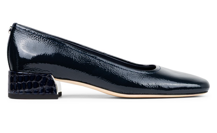 Donald Pliner Women's Dreww Navy Crinkle Patent