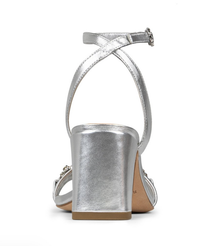 Donald Pliner Women's Doyenne Silver Metallic Nappa