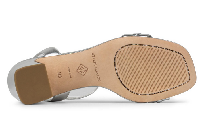 Donald Pliner Women's Doyenne Silver Metallic Nappa