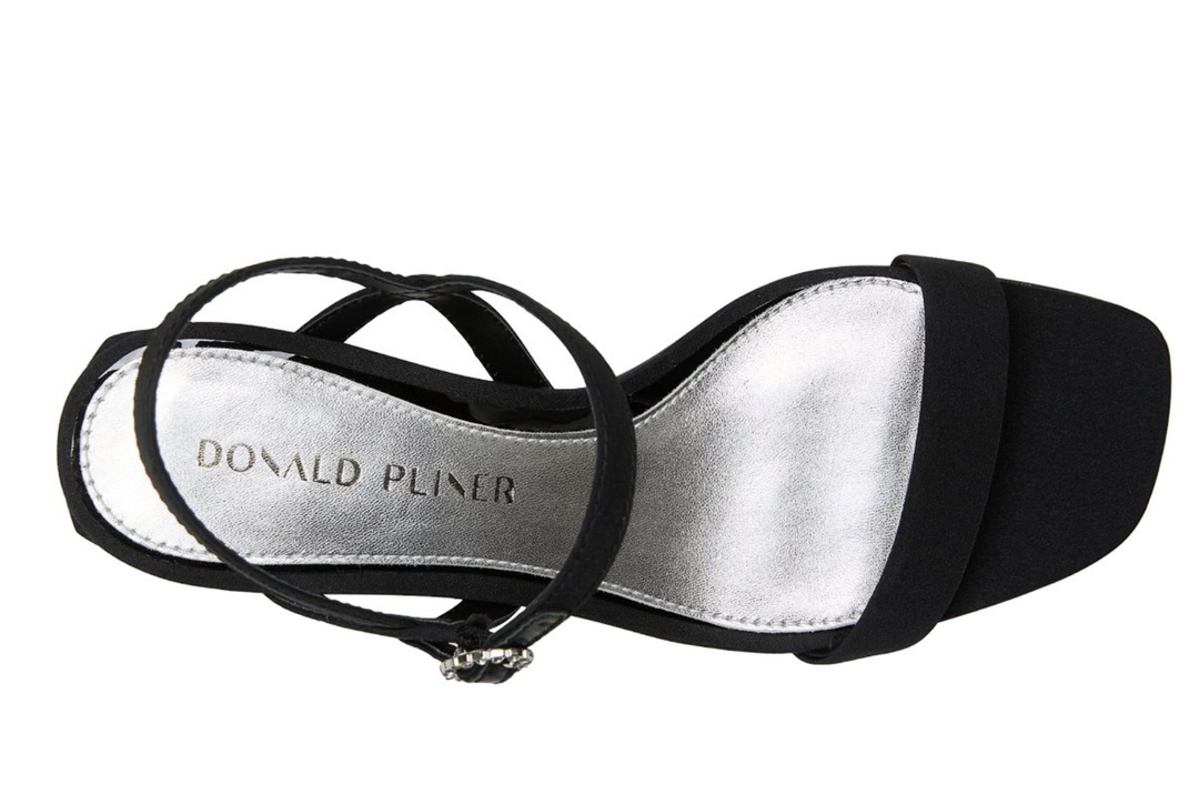 Donald Pliner Women's Braziy Black Satin
