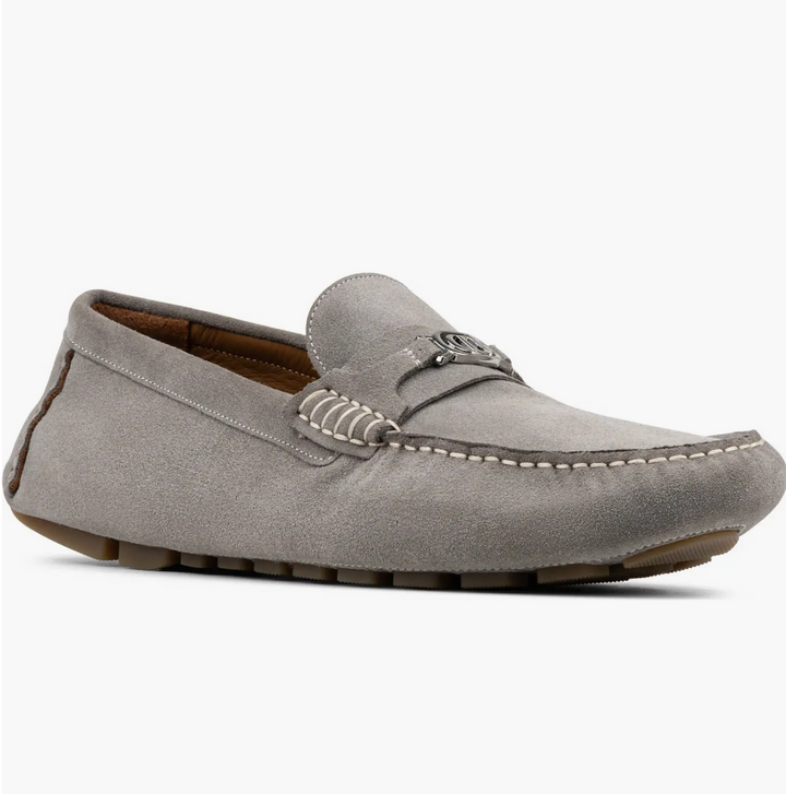 Donald Pliner Men's Bodhi Cloud Grey Suede - Orleans Shoe Co.