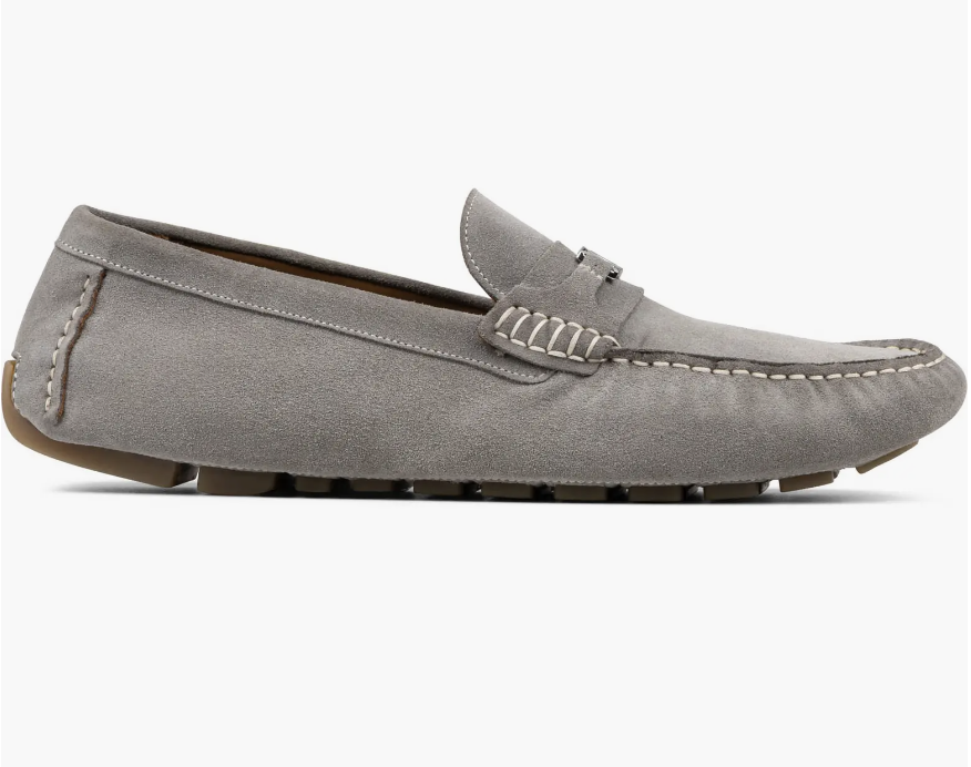 Donald Pliner Men's Bodhi Cloud Grey Suede - Orleans Shoe Co.