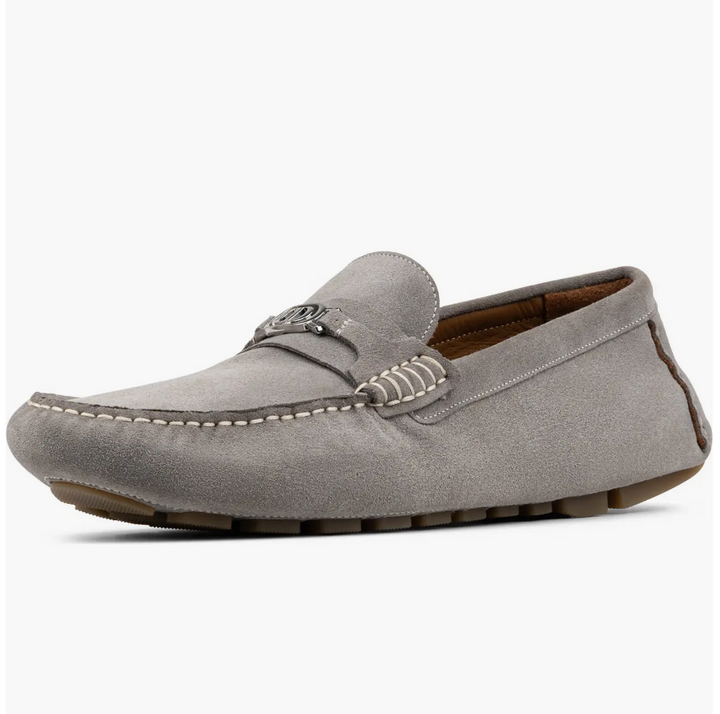 Donald Pliner Men's Bodhi Cloud Grey Suede - Orleans Shoe Co.