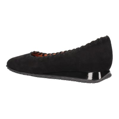 L'Amour Des Pieds Women's Tiffanie Black Kid Suede