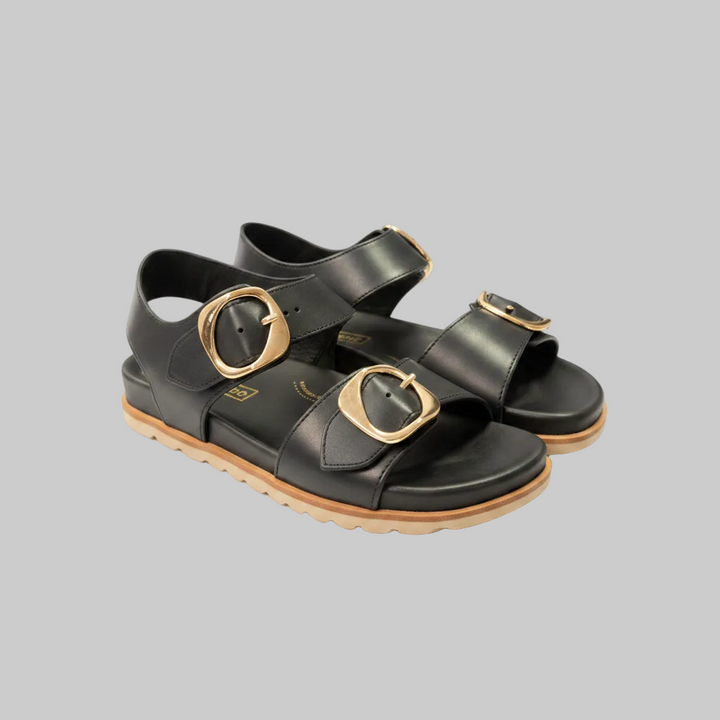Jax & Bard Women's Fern Black Leather - Orleans Shoe Co.