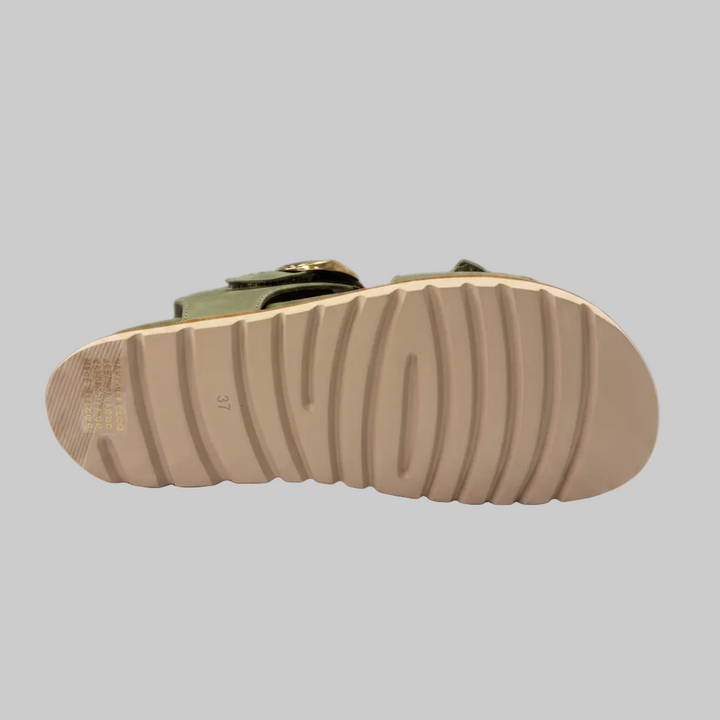 Jax & Bard Women's Fern Khaki Leather - Orleans Shoe Co.