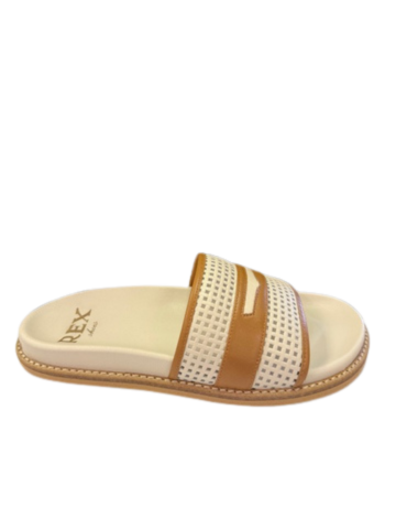 Rex Women's Jan Ivory Brown - Orleans Shoe Co.